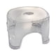 thumbnail image 3 of Taburete de acrílico para baño, taburete para cambiar zapatos, reposapiés transparente, ligero, estable, pequeño banco de ducha, asiento portátil para, 3 of 5