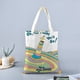 thumbnail image 2 of Oh The Places You'll Go Bolso de tela con estampado de lienzo para mujer, bolsa de compras reutilizable y estética, con cremallera interior, regalo para mujer, 35 × 40 cm., 2 of 6