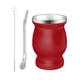 thumbnail image 4 of Yerba Mate Cup 230ml Robusto Moderno Doble Pared Para Dormitorio Hogar Dormitorio Rojo, 4 of 5