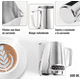 thumbnail image 3 of Jarra espuma de leche con termómetro texturizar 21oz/600ml plateado Chef Choice, 3 of 3