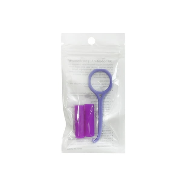 1set Dental Invisible Brace Extractor Removal Tool Orthodontic Aligner Chewies Tray Seaters Plastic Hook Beauty Health Care
