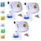 thumbnail image 1 of Dispensador de detergente para ropa Skywin, paquete de 3 unidades, con patas antideslizantes, color blanco, 1 of 6