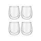 thumbnail image 1 of Set 4 Tazas Mug Café Expreso Doble Pared Vidrio 80 Ml, 1 of 3