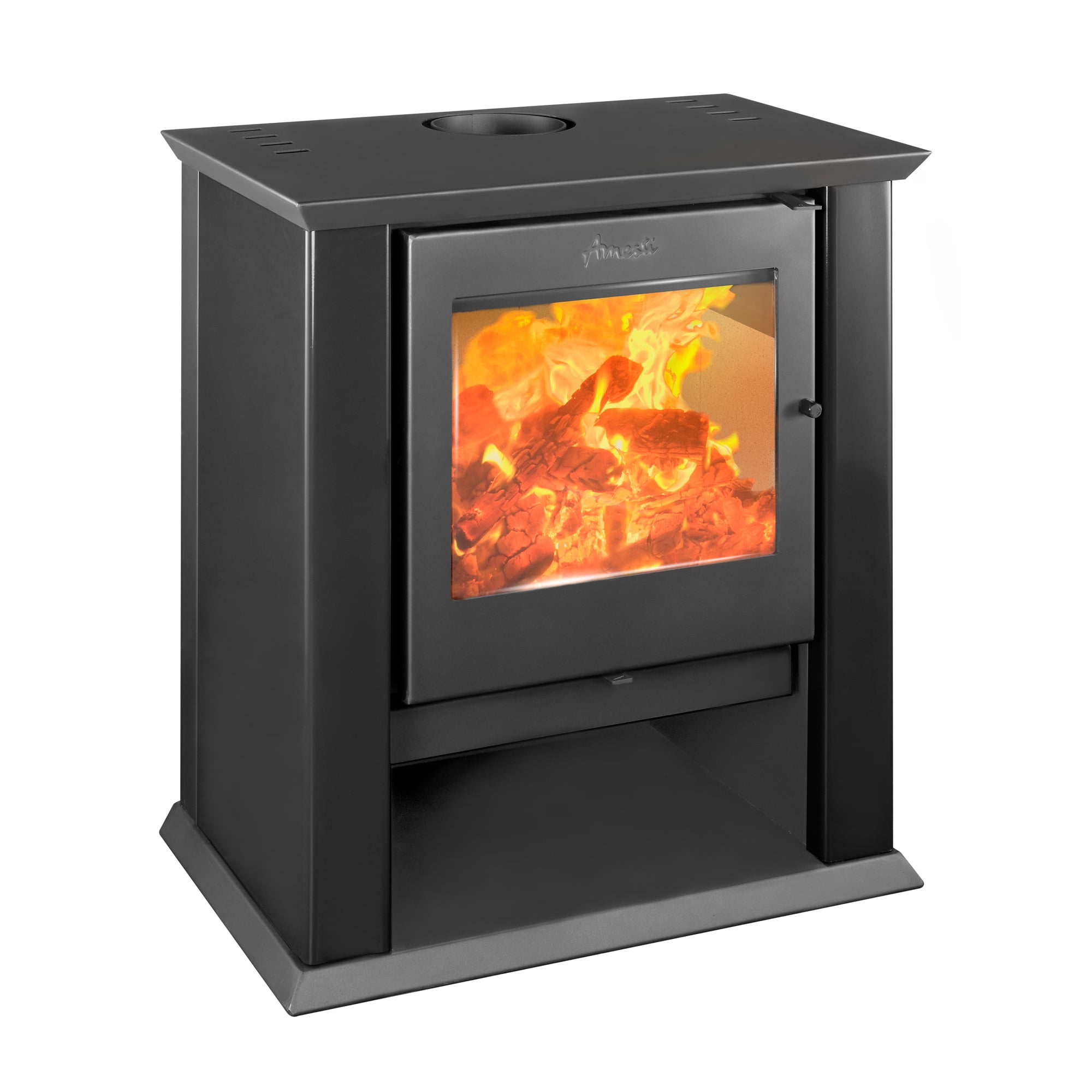 Calefactor A Leña Amesti Classic 500 Negro Satinado