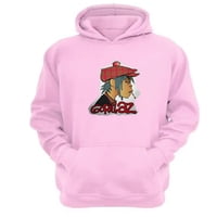 Genérico - Polerón Canguro Gorillaz Rosa Talla Xs Unisex