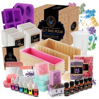 Kit Para Hacer Jabón Craftzee Large Deluxe Con Base De Jabón Y Más