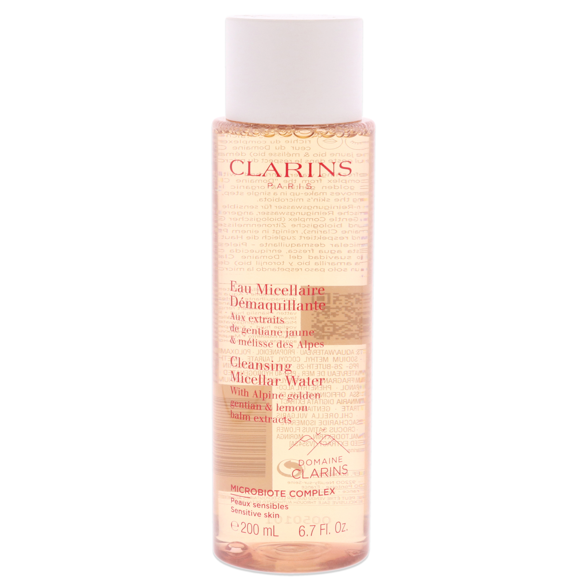 Clarins - Agua Micelar Limpiadora De Para Unisex - Limpiador De 6,7 Oz