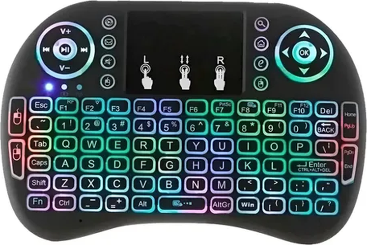 Genérico - Mini Teclado Inalámbrico Touchpad Smart Tv Pc Xbox