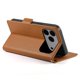 thumbnail image 3 of Funda Cartera Magnética con Tarjetas y Soporte para iPhone 17 Pro Max Marrón, 3 of 6