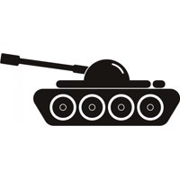 Rienda Libre Graphics - Decomural Toy Tank Army Ws-19060