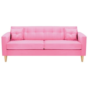 Bodevir - Sofa New Retro 3Cg Felpa 05 Rosado
