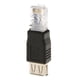 thumbnail image 1 of Adaptador Macho a USB AF A Femenino, Socket de Red LAN para Enrutador Ethernet, 1 of 1