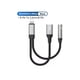 thumbnail image 3 of Adaptador De Cable Auxiliar 2 En 1 Para iPhone Interfaz Ip, 3 of 3