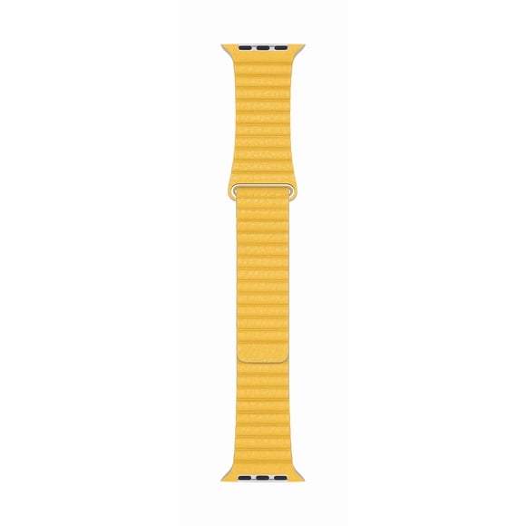Correa para Apple Watch 44 mm Leather Loop – Meyer Lemon – Talla L
