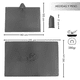 thumbnail image 2 of Poncho Impermeable Sin Olor Suave Capa Impermeable 210*140cm, 2 of 6