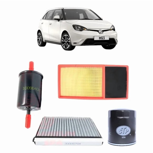 Kit de Filtros Aire Aceite Bencina y Polen mg3 1.5 Año 2013