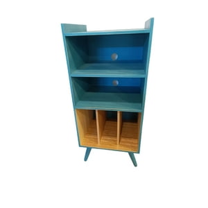 Deco Rustika - Mueble Rack Para Vinilos 60 X 45 X 110