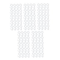 Ioensy - 100 Piezas De Ganchos Genéricos Para Fundas De Asientos De Coche, Sujetadores De Fundas De Asientos Fáciles De Instalar