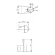 thumbnail image 2 of Soporte de Ducha ABS Cromo, 2 of 2