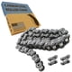 thumbnail image 1 of Cadena de rodillos PGN #40 de acero al carbono de 10 pies con 2 eslabones para bicicletas, 1 of 6