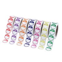 Bothyi - Pegatinas Del Día De La Semana Pegatinas De Puntos De Fecha De 2 Cm Para Alimentos Para Tiendas Leche Materna