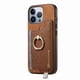 thumbnail image 4 of Funda Magnética Para Iphone 15 Pro Max Con Billetera Y Anillo Protector Resistente Marrón, 4 of 6