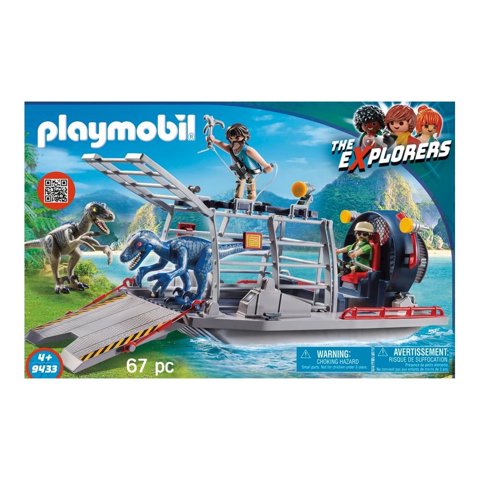 Hidrodeslizador Con Jaula Playmobil The Explorers 67 Piezas