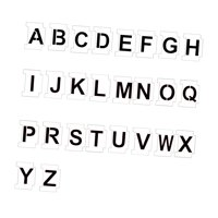 Magideal - Juego De Plantillas De Pintura, Plantillas De Pintura Para Decoración Y Proyectos De Arte, Plantillas De Capas, Plantillas De Para Pintura, Plan 26 Letras.