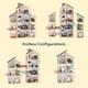 thumbnail image 3 of KidKraft Kraft Your Way Magnolia Mansion Dollhouse 71 Pc A, 3 of 3
