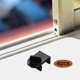 thumbnail image 5 of 4 Piezas Tope De Ventana Con Cerradura De Ventana Corredera Para Dormitorio Patio Hogar Negro, 5 of 6