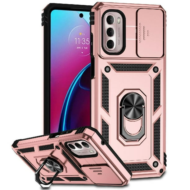 Estuche GANGXUN para Motorola Moto G Stylus 4G 2022, soporte giratorio 360°, estilo mecánico y magnético