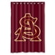 thumbnail image 1 of Cortina de ducha de los Arizona State Sun Devils, juego de cortina de baño con ganchos, tamaño 48 x 72 pulgadas, 1 of 3