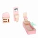 thumbnail image 2 of Juego De Sala De Juguete De Madera Accesorio Para Muebles De Casa De Mu?ecas Rosa Claro, 2 of 5