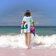 thumbnail image 2 of Uglydolls Toalla de playa de secado rápido con diseño temático, regalo para mujeres y niñas, ideal para cumpleaños, fans, amantes de la música, uso en la playa o al aire libre, 78 × 150 cm, 2 of 6