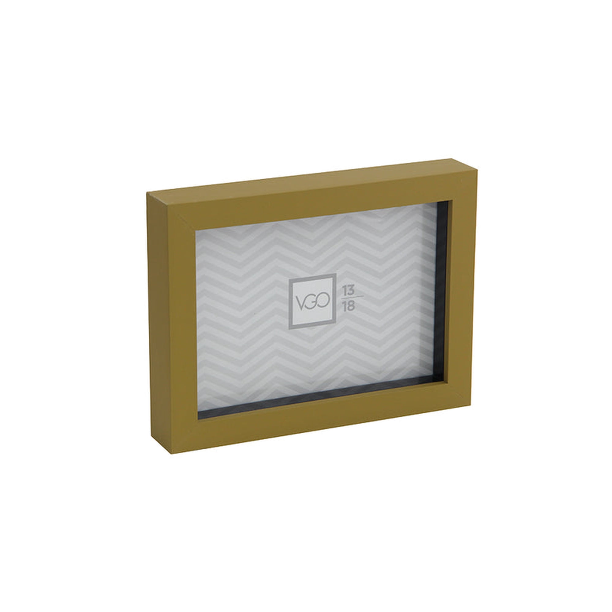 Vgo - Marco 15x20 Plastico Shadow Box Ocre