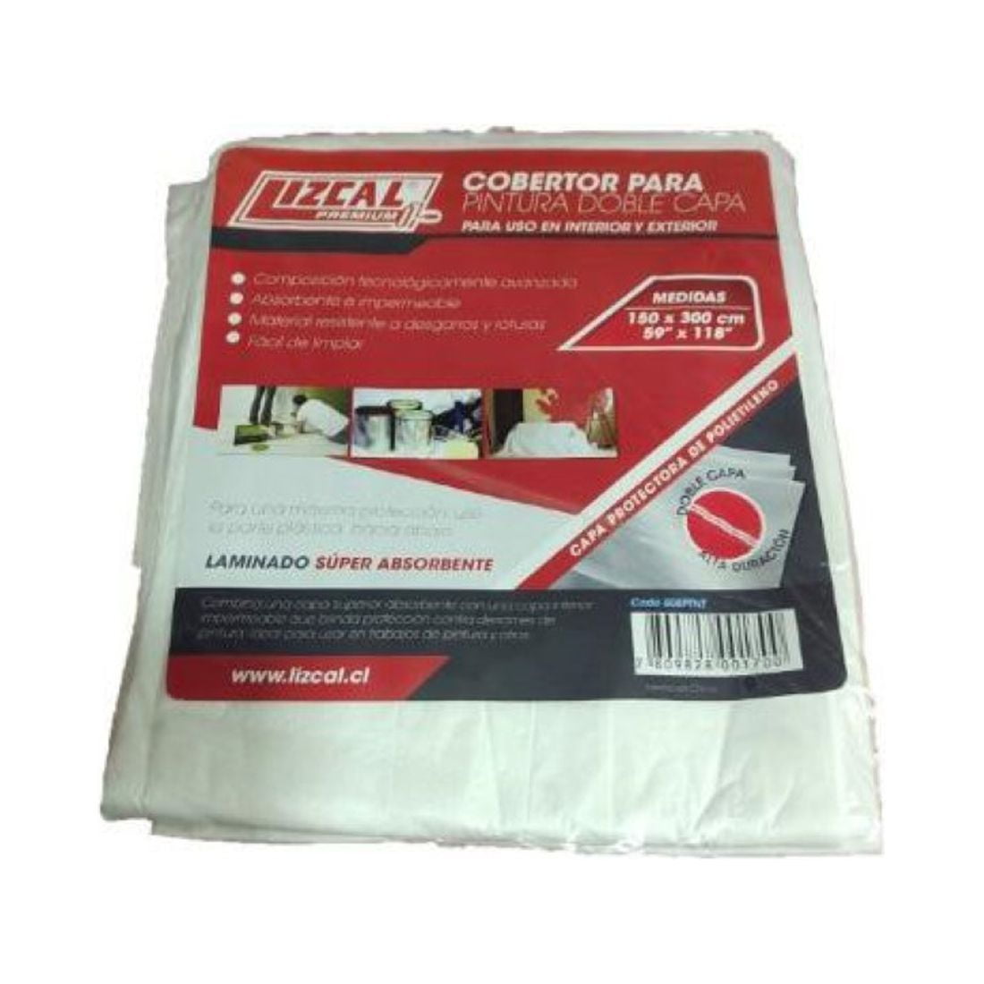 Lizcal - Cobertor Antiderrame Para Pisos Y Muebles 300x150cms