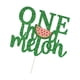 thumbnail image 1 of Uno En Un Pastel De Melón Cupcake Toppers Glitter Sandía Temática Para Cumpleaños, 1 of 5