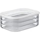 thumbnail image 1 of Contenedor de 1,6 l con 3 niveles para carne, tapa hermética, apto para lavavajillas, cajón para verduras de 3 niveles, 1 of 6