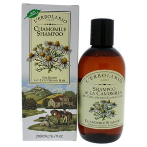 Lerbolario - Champú Para Cabello Rubio Y Castaño Claro - Manzanilla De Para Unisex - Champú De 6,7 Oz