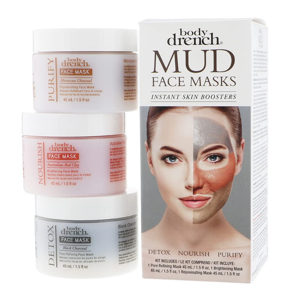 Mascarilla Facial Body Drench Trio Pack Detoxi/nourish/purify
