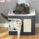 thumbnail image 2 of Casa Iglu Para Gatos Cama Michis Plegable Con Cojin Pompon, 2 of 8