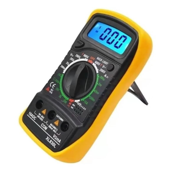 Tester Multitester Multimetro Digital Pantalla Lcd Xl 830l