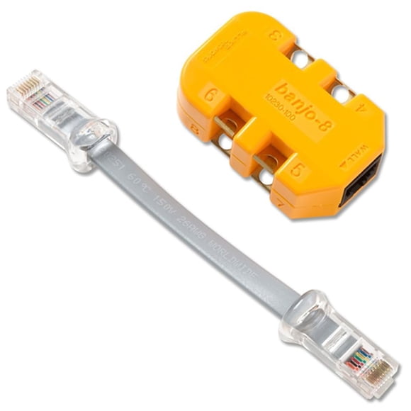 Adaptador Fluke Networks 10220101 modular en línea de 6 hilos con conector K