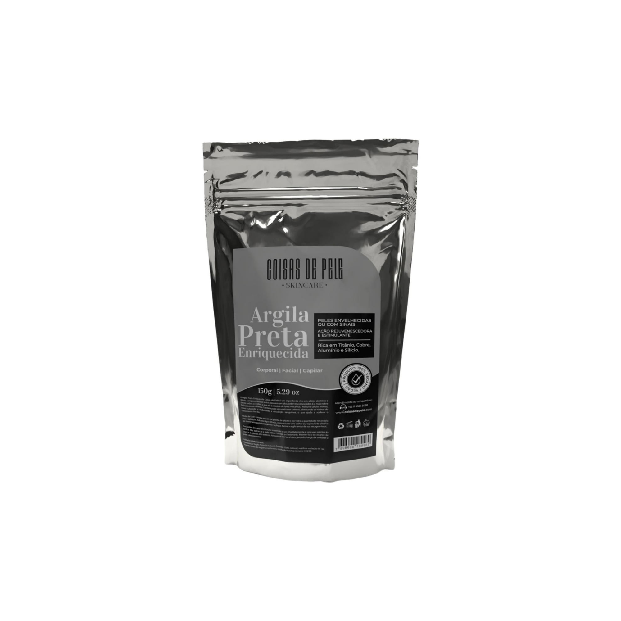 Coisas De Pele - Máscara Arcilla Negra 150 Gr