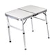 thumbnail image 2 of Mesa de camping con patas de altura ajustable, mesa de playa, fácil almacenamiento, mesa plegable compacta de aleación de aluminio para barbacoa en la 60cmx40cm, 2 of 5