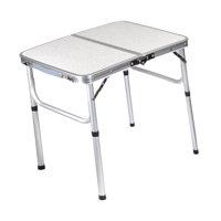 Ioensy - Mesa De Camping Mesa De Playa Mesa De Picnic De Altura Ajustable Para Playa Senderismo Patio 60 Cm X 40 Cm