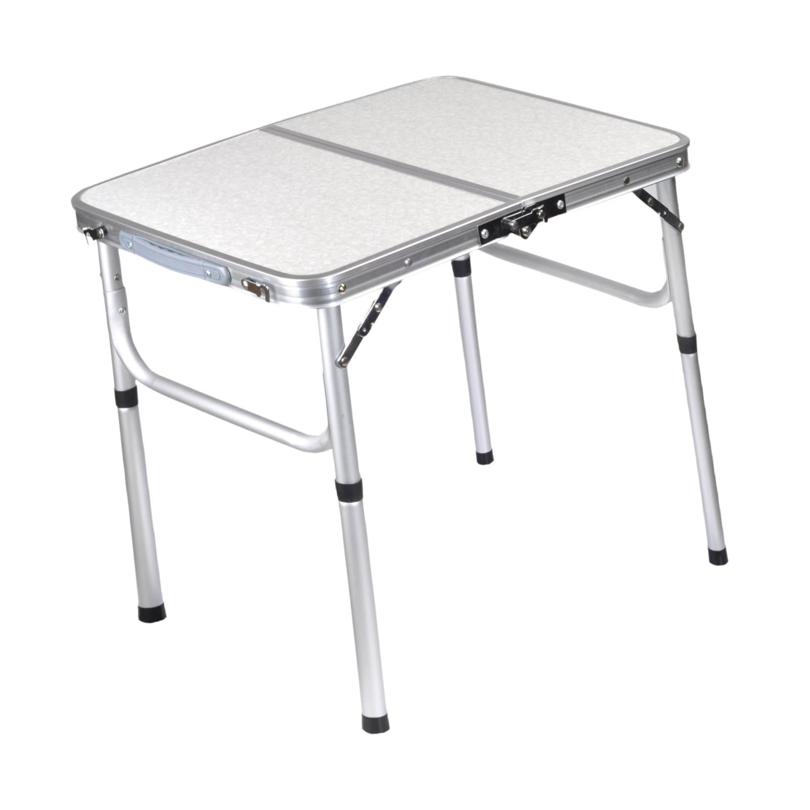 Ioensy - Mesa De Camping Mesa De Playa Mesa De Picnic De Altura Ajustable Para Playa Senderismo Patio 60 Cm X 40 Cm