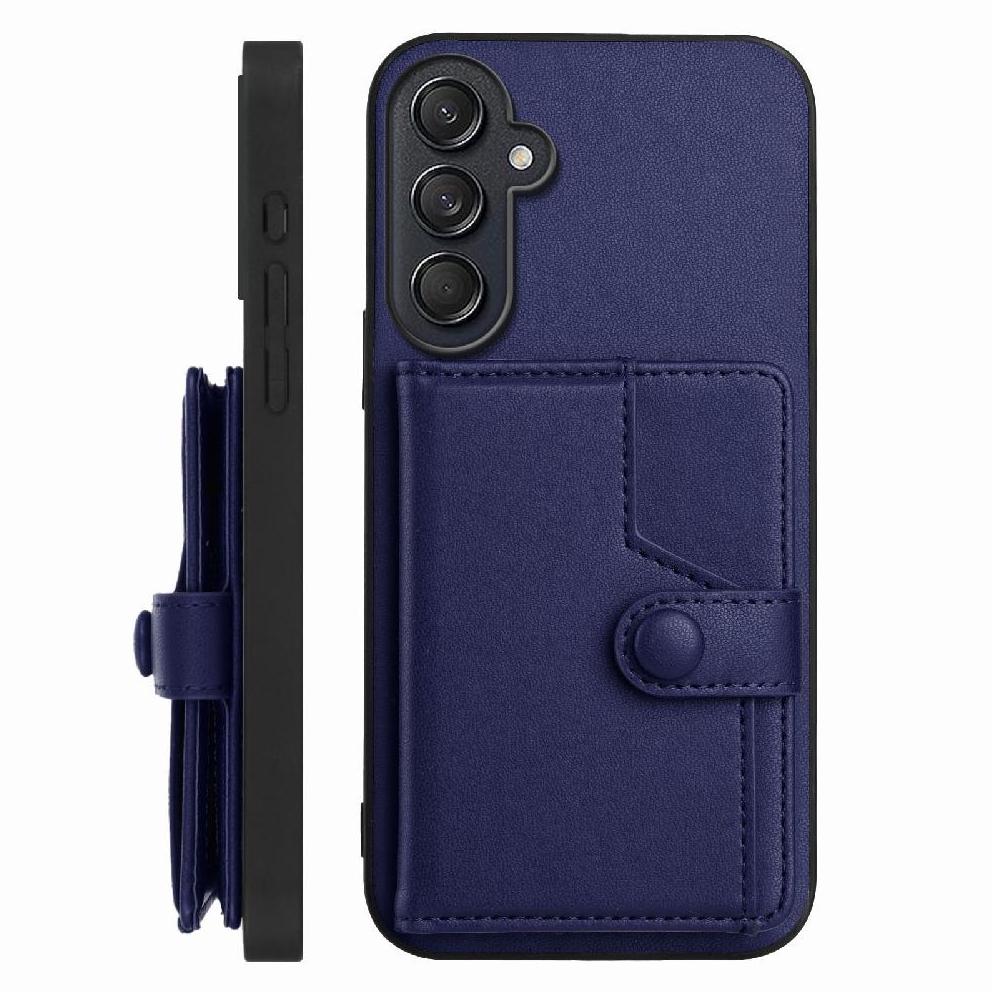 Foxdock Funda Para Samsung Galaxy M55 Con Bloqueo Rfid - Diseño Elegante Con Cierre De Botón