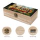 thumbnail image 3 of Jumanji Caja Organizadora de Madera Rústica - Caja Decorativa Multifuncional para Escritorio, Hogar, Oficina, Joyas y Manualidades, 3 of 6