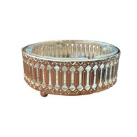 Oem - Cenicero De Vidrio Cristal Elegante Decorativo Circular